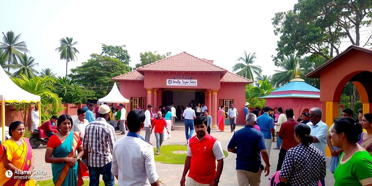 Indian Super Stars Community Festival Celebration Indian Super Stars community gathering in a virtual village square during a festival event