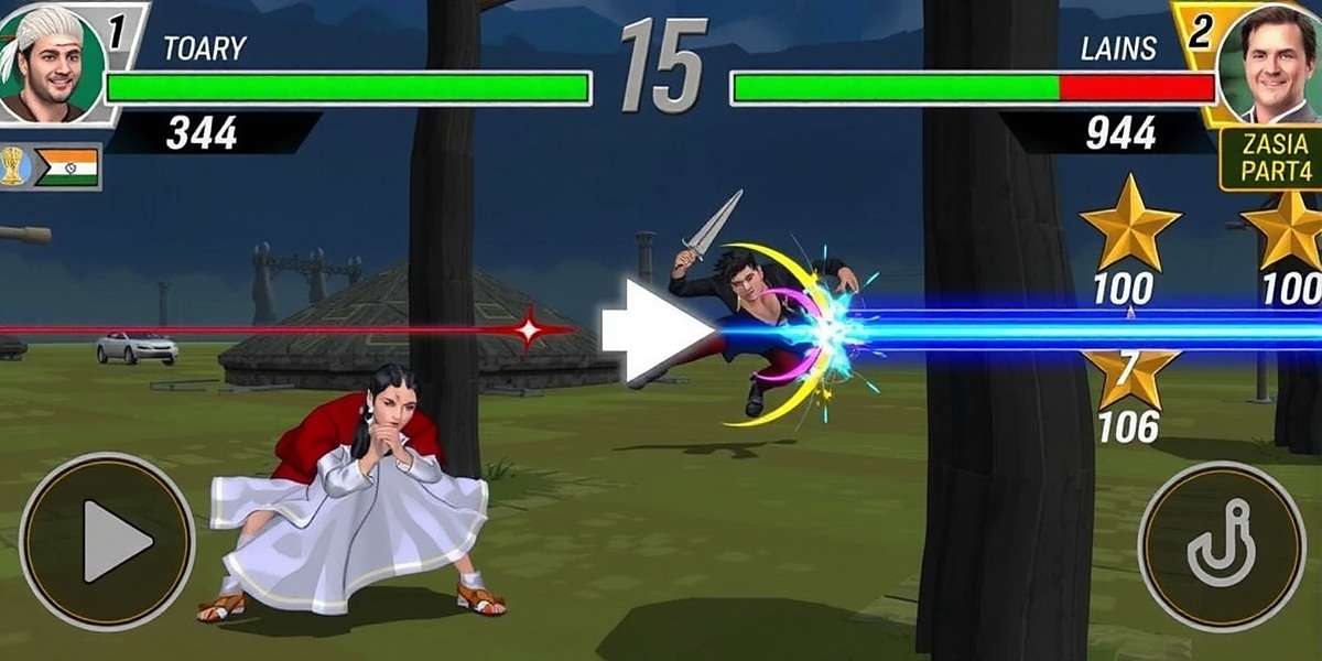 Indian Super Stars Battle Gameplay Indian Super Stars gameplay screenshot showing a strategic battle between characters from different Indian regions